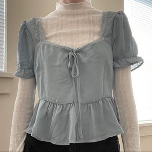 Forever 21 Blue Blouse